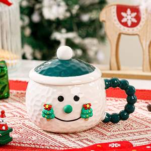 Taza <span class=keywords><strong>de</strong></span> Cerámica con Diseño <span class=keywords><strong>de</strong></span> Muñeco <span class=keywords><strong>de</strong></span> Nieve, Caja Sorpresa Navideña HY, Regalo <span class=keywords><strong>de</strong></span> Navidad para Decoración del Hogar, Unisex, Estilo Occidental - Product Image 3