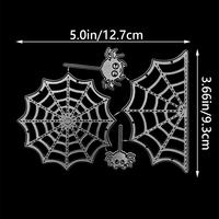 Matrice de découpe en métal et pochoir de gaufrage sur le thème d'Halloween pour la création de cartes, le journalisation, les albums photo DIY et la décoration