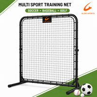 Filet de rebond multisports en gros pour l'entraînement au football (passes), au baseball (lancer), au golf (précision et exercices de réaction)
