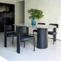 Chaise de salle à manger design minimaliste de style italien, dossier en bois de hêtre, pour usage en conférence/commode, modèle moderne et simple pour salle à manger