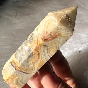 Wholesale Bohemian Style Polished Natural Crazy Lace Agate Point Crystal Stone Tower for Unique Home Decor and Holiday <b>Gifts</b> - Product Image 2