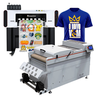 Graphking 70cm A2 tamaño 4 Uds I1600 I3200 cabezas DTF impresora impresión camiseta ropa con máquina plotter de polvo tembloroso