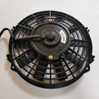 Ventilateur de condenseur noir KINGAN 12V 24V 80W DC 9 pouces, neuf, garantie 12 mois, pour remplacement de climatisation universel pour bus/camions frigorifiques