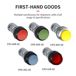 สวิตช์กดแบบมีไฟแสดงสถานะ A-BB C Series Compact Push Button Indicator CP IP66 ไฟ LED สีแดง ขั้วต่อแบบสกรู ของแท้ ควบคุมได้อย่างมั่นคง - Product Image 4