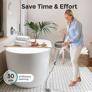 360 degrés poignée d'épurateur de rotation <span class=keywords><strong>électrique</strong></span> pour laver les outils de nettoyage de sol de carrelage - Product Image 2