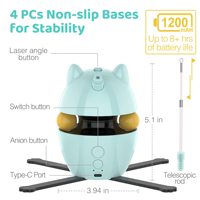 Jouet interactif pour chat intelligent 4 en 1 jouet interactif électrique pour chat cataire jouets pour chat