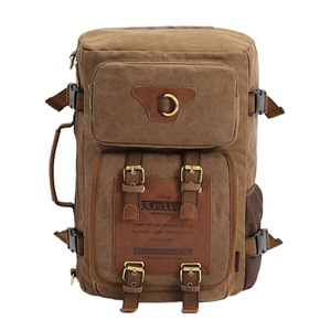 Mochila de lona para deportes al aire libre <span class=keywords><strong>Retro</strong></span> transfronteriza para hombres, bolso de mano multifuncional para estudiantes universitarios, montañismo, moda - Product Image 2
