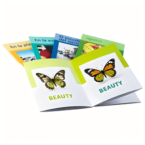 Tùy chỉnh tài liệu quảng cáo đôi bên đầy đủ màu sắc in ấn thiết kế giấy gấp tờ rơi in ấn - Product Image 1