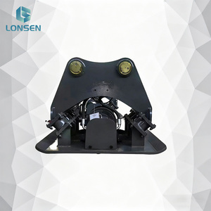 Wear-Resistant <b>Vibration</b> <b>Plate</b> LS08 enhanced Hydraulic <b>Plate</b> Compactor Crushing Task Ready - Product Image 1