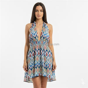 OEM Women Long Dress Beachwear <strong>Beach</strong> Wrap Sheer Sarong Cover up Custom High Quality Mesh Skirt Swimwear - Product Image 2