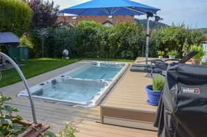 Thương hiệu thiết kế mới di chuyển tầng tự động trượt hồ bơi Bìa/boong không thấm nước cho hồ bơi ngoài trời - Product Image 5