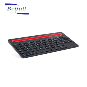 Chất lượng cao BT Bàn phím không dây cho Tablet PC với trackpad và ổ cắm - Product Image 2