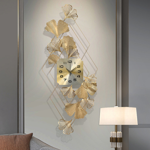 Đồng Hồ Treo Tường Lớn Sang Trọng Kiểu Cổ Trang Trí Nội Thất Kỹ Thuật Số Màu Vàng Lớn Giá Rẻ - Product Image 2