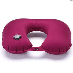 旅行用収納バッグ付きNPOTU字型ネック枕飛行機用調節可能なネック/チンサポート枕