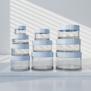 Vente en gros de pots cosmétiques en plastique PET à paroi épaisse givrée, 10g, 30g, 50g, 100g, 150g, 200g, 250g, pour crème pour le corps et le visage, emballage personnalisé - Product Image 3