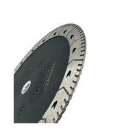 Lame de scie diamantée industrielle OEM JDK Turbo 4-5 pouces pour granit, marbre, pierre d'ingénierie, coupe humide/sèche