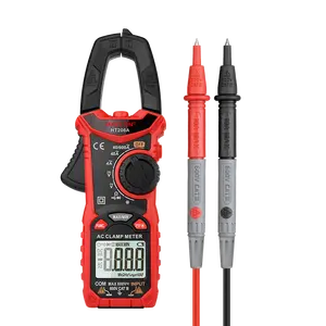 HT206A 6000 Counts AC Digital Clamp Meter by MAYILON Data Hold Flashlight with Manual Range Digital Clamp Meter