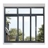 Ventana de aluminio al por mayor barata de fábrica, de doble acristalamiento ventana de aluminio, ventana corredera, marco de ventanas de aluminio