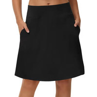 Jupes de tennis de sport moyennes et longues Culottes Deux Yoga Fitness Anti-run Dry Women Golf Jupe courte