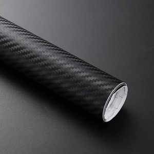 Campione Gratuito 1.52*28m Nero Opaco Adesivo in Vinile <span class=keywords><strong>3D</strong></span> Effetto Fibra di Carbonio 3M per Carrozzeria Auto - Product Image 6