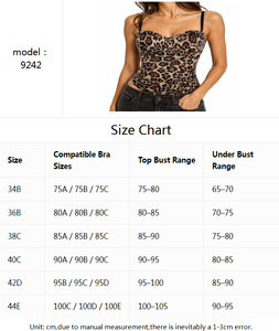 Chuangerm en stock, Nouveauté 2026, Top court femme classique rétro à motif léopard avec strass étincelants, coupe sablier - Product Image 5