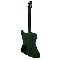 Eastern Music Hardluck Kings Ultra Rare 18pcs Matte Black Firebird SPIDER Gitar Elektrik Dengan Kotak Keras