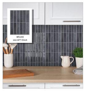 Jorunns thiết kế mới hình chữ nhật Glossy 3D vỏ và dính tường gạch Apricot Mosaic tường gạch hình chữ nhật - Product Image 5