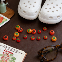 Aksesoris Sepatu PVC Ramah Lingkungan Unisex dengan Desain Personalisasi untuk Sandal Clog Model FX-001 Fujian China