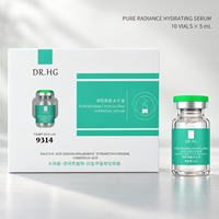 DRHG Sérum Visage Hydratant à l'Acide Salicylique et à l'Acide Hyaluronique Ampoules Pure Radiance Soin Revitalisant pour la Peau 10 x 5ml