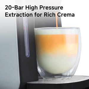 Nouvelle machine à café expresso électrique semi-automatique professionnelle en acier inoxydable H6 6-en-1 pour capsules et dosettes, idéale pour les hôtels et les foyers - Product Image 3