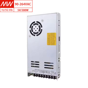 MEAN WELL LRS-350-5 catu daya pengalih, tunggal industri SMPS Ultra ramping (1U) berpendingin kipas 5V 60A 300W untuk otomatisasi/peralatan - Product Image 1