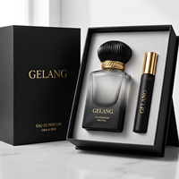 Flacon de parfum personnalisé 30 ml, flacons de parfum de luxe en verre épais 50 ml, flacon de parfum vide noir style bouclé