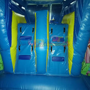 Castillo inflable de doble carril con tobogán, combo de juegos acuáticos para niños, casa de brinco para fiestas, castillo hinchable. - Product Image 5