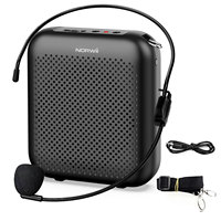 Amplificadores de Voz Portátiles Profesionales de 15W, Carga Rápida USB-C y Anti-Feedback para Maestros, Guías Turísticos, Actividades al Aire Libre