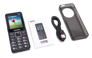 <span class=keywords><strong>Téléphone</strong></span> mobile 4G UNIWA V2000 pour personnes âgées, haut-parleur à grand volume, <span class=keywords><strong>téléphone</strong></span> <span class=keywords><strong>portable</strong></span> pour seniors avec appareil photo et radio - Product Image 6