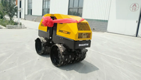 Rouleau compresseur à double tambour Shantui SR016W de marque chinoise, à vibration et compactage efficaces, pour les petits entrepreneurs et l'entretien municipal