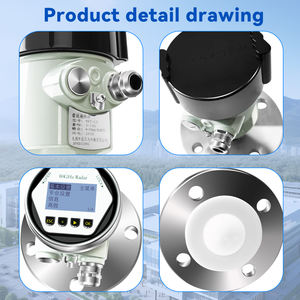 Бесконтактный радарный уровнемер Welta 80ГГц FMCW из нержавеющей стали, точность 1 мм, сертифицирован ISO9001/CE, для измерения уровня воды и жидкостей - Product Image 3