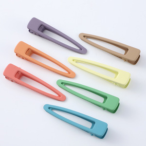 Pinza para el pelo de metal con diseño de pico de pato, acabado en pintura horneada, para uso diario femenino S0626 - Product Image 4