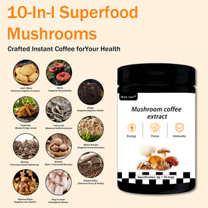Café en Polvo de Hongos 10 en 1 de Marca Privada OEM, Alto en Proteínas, Dieta Multihongos, Energía, Enfoque, Digestión, Adelgazante - Product Image 3
