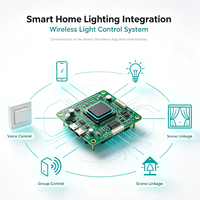Module de contrôle de gradation LED WiFi intelligent PCBA pour éclairage domestique intelligent, gradation progressive