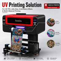 Imprimante DTF UV A3 de 12 pouces avec tête d'impression I1600 |   Machine d'impression 3D haute précision pour autocollants et gel TPU