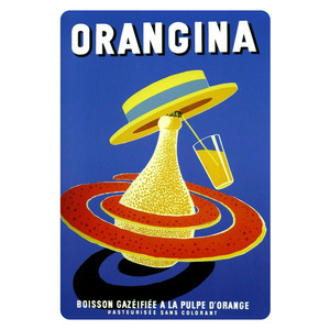 Enseigne en métal <span class=keywords><strong>Orangina</strong></span> Drink Funny Vintage Decor Home Kitchen Bar Cafe Club Cave Wall Decor Retro Tin Sign 30x20cm - Product Image 4