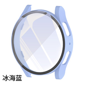 Nhà máy bán buôn cho Samsung Galaxy xem 7 40mm 44mm PC + Kính TPU + Kính rỗng mạ điện Kim Cương bảo vệ trường hợp - Product Image 4