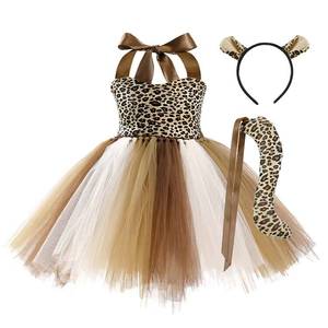 Disfraz de Fiesta MS para Niñas, Falda y Top, Traje de Primavera para Niñas, Disfraz de Animal, Vestido Tutú Infantil - Product Image 4