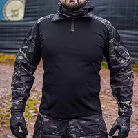 Tenue tactique PTG pour hommes G3, camouflage personnalisé, chemise et pantalon, uniforme tactique avec genouillères