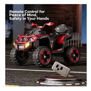 Auto Eléctrico para Niños con Reproductor MP3, 4 Ruedas, Motor 550, Encendido con un Botón, Construcción de Plástico Resistente y Alta Calidad - Product Image 4