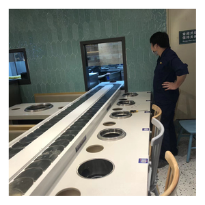 工厂定制不锈钢寿司皮带输送系统/餐厅自动寿司输送系统 - Product Image 1