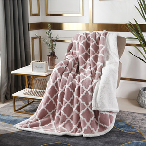 Coperta Moderna a Quadri per Divano, Nuova Coperta Invernale Ispessita in Pile, Casual a Doppio Strato, Calda in Flanella - Product Image 4