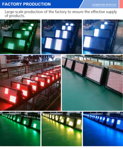 Bán Hot <span class=keywords><strong>DJ</strong></span> Disco Đảng sân khấu mới nhất RGB 3in1 1000W DMX RGB LED ánh sáng nhấp nháy - Product Image 6