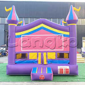 Château gonflable à air chaud multicolores, 0,55 PVC, pour bébés, enfants et adultes - Product Image 5